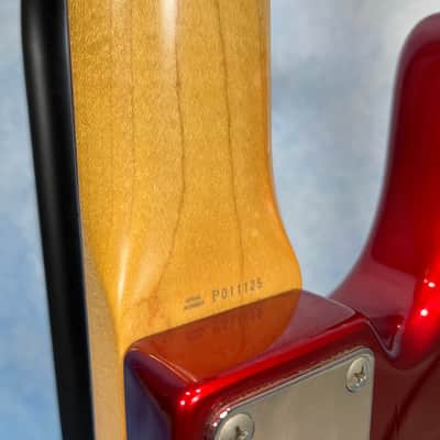 1993 Fender Japan PB-38 Standard Precision Bass Candy Apple Red, MIJ imagen 19