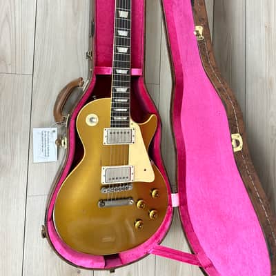 Gibson Custom 1957 Les Paul Goldtop Reissue Electric Guitar - Murphy Lab Ultra Heavy Aged Double Gold image 21