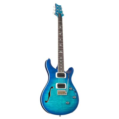 PRS SE Custom 24 Semi-Hollow Piezo Lake Blue - Electric Guitar image 1