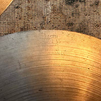 RARE 1950s Vintage ZILDJIAN Paperthin 12” Hihats Hand Hammered Light AIRY Whispy! 484 538 g image 5