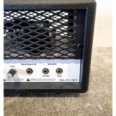 Soldano SLO-30 Head - Head - Black - Excellent w/ Original Box, Cables, Footswitch image 10