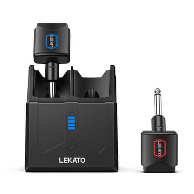 LEKATO 5.8G 4 Channel Wireless Guitar Transmitter Receiver System with Charging Box image 11