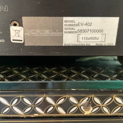 KRELL  EVO 402 REFERENCE AMPLIFIER image 5