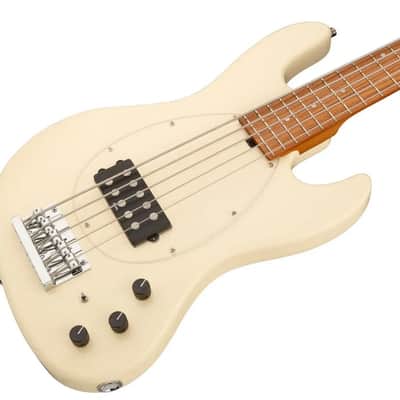 Sadowsky MetroExpress 21-Fret Vintage M Bass Morado Fingerboard 5-String - Solid Olympic White High Polish image 7