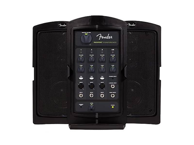 Fender Passport Conference Portable 4-Channel PA System image 1