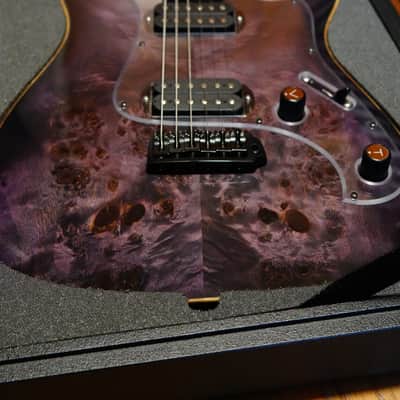 Valiant Guitars Soothsayer “The Sage” Purple Poplar Burl 2023 image 4