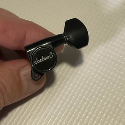1990's Japan Jackson Professional Model Series R Logo Tuners Tuning Pegs 6 In Line image 7