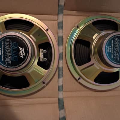 Peavey (2)- 8" Blue Marvel Guitar Speakers, 8 Ohms image 2