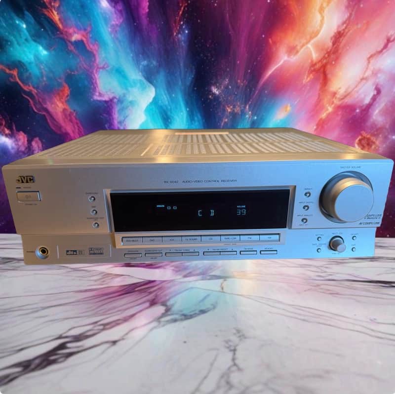 JVC RX-6042 Stereo AM/FM Receiver Amplifier A/V HiFi Tuner Serviced 100 WPC 🔥 image 1