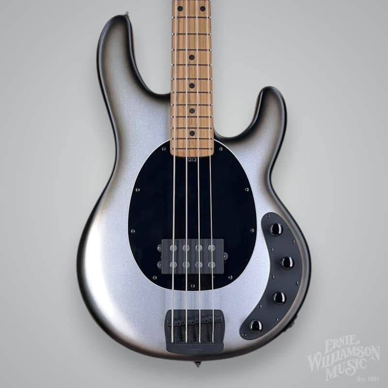 Ernie Ball Music Man StingRay Special 4 H with Roasted Maple Fretboard - Black Rock, 8.1 lbs image 1