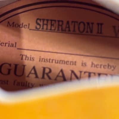 Epiphone Sheraton II VS 2004 - Vintage Sunburst image 6