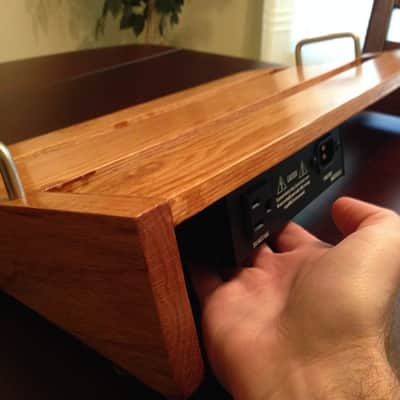 Custom 19.5" Oak Wood Pedalboard- Polyurethane Finish. FREE Shipping! image 9