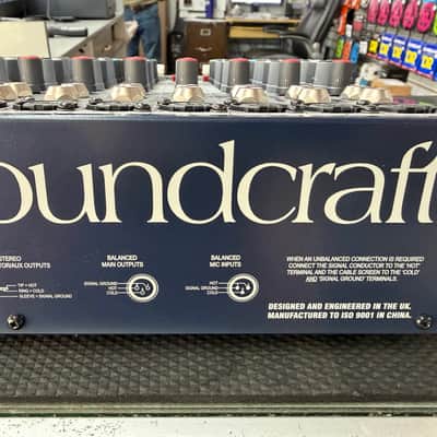 Soundcraft EPM-8 Multi-Format 8-Channel Mixer 2010s - Blue image 10