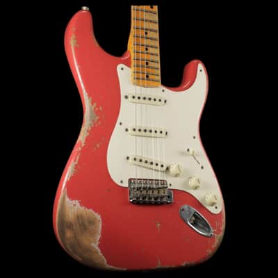2020 Fender Custom Shop '57 Stratocaster Heavy Relic - Fiesta Red image 8