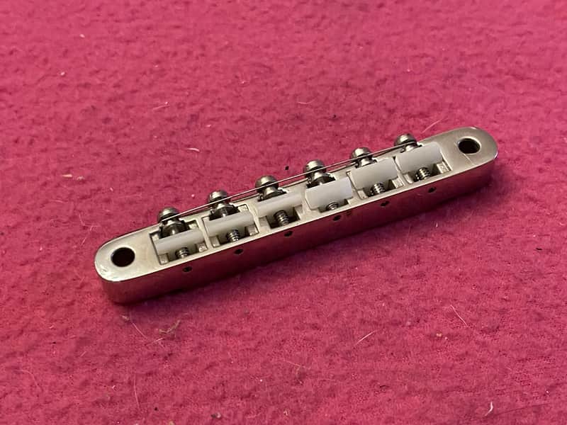 vintage 1970 1972 Gibson ABR1 NICKEL bridge for Les Paul es 335 SG 175 Barney Kessel 150 340 es-125 image 1