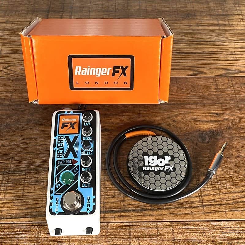 Rainger FX Reverb-X with IGOR Expression Reverb Guitar Effect Pedal image 1