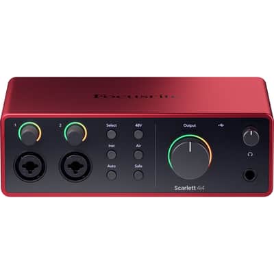 Focusrite Scarlett 4i4 USB Audio Interface 4rd Gen USB Audio Interface, for Musicians, Songwriters, Guitarists, Content Creators image 2