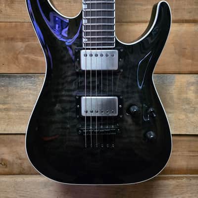 ESP E-II HORIZON NT-II (Pre-Owned) - See-Thru Black Sunburst w/ Hard Case image 2
