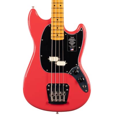 Fender American Professional Classic Mustang Bass Faded Dakota Red (042) image 2