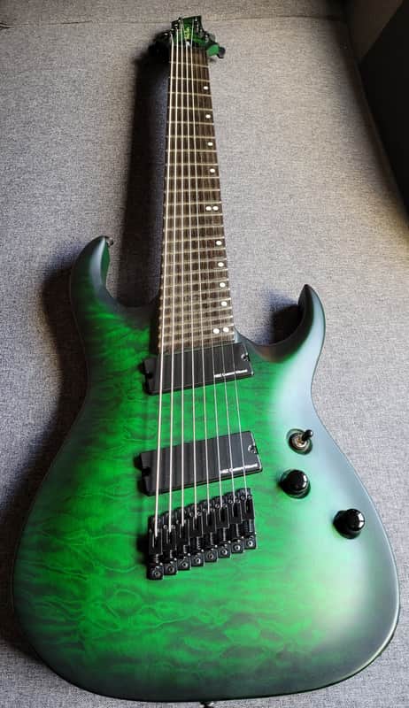 Harley Benton MultiScale-8 NT QEB DLX 8 String image 1