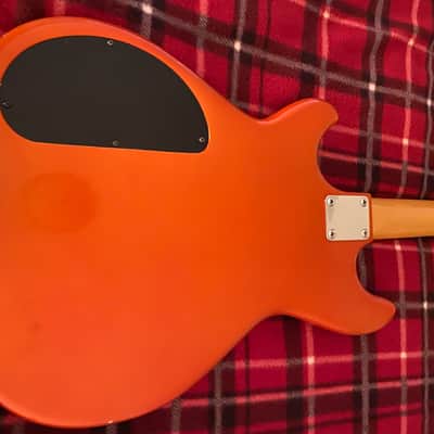 Wilkes Percussive Fretless Bass 1982 Custom 1982 Metallic Orange image 7