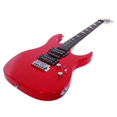 39-Inch Full-Size Electric Guitar Beginner Kit – Red with HSH Pickups, Bag, and Accessories image 3