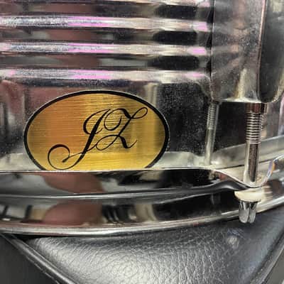 JZ Snare Drum 14" x 5.5" - Silver - New SA-0114-00 Drum Head Included image 3