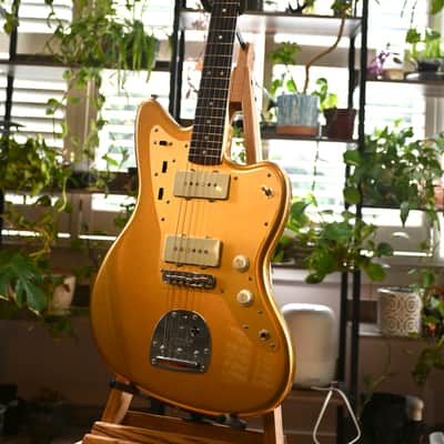 *NEW IN BOX* 2025 Fender Japan - Limited Edition - ISHIBASHI FSR Jazzmaster Traditional 60s Mystic Aztec Gold MH Matching Headstock - MIJ image 1
