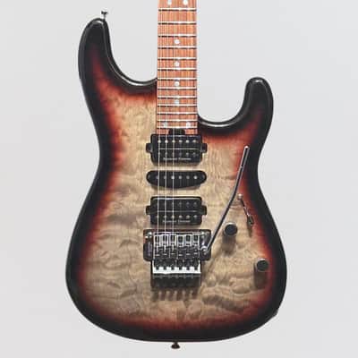 Charvel MJ San Dimas Style 1 HSH FR M QM Electric Guitar - Midnight Glow image 1