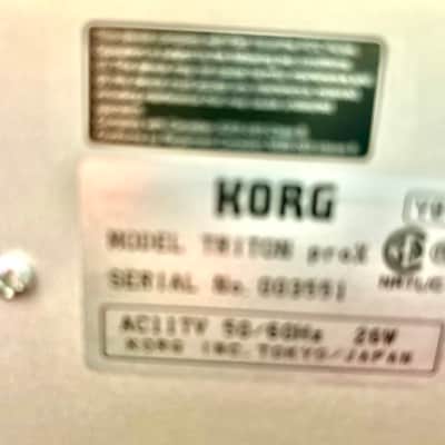 Korg Triton Pro X 88 Key 2002 - Silver image 7