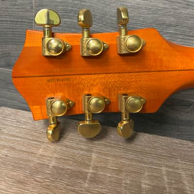 Gretsch G6120TM Tiger Maple Orange Hollow Body Electric Guitar 2006 #2692 image 12