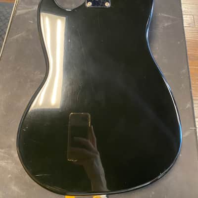 Pre-owned Fender Musicmaster 1977 -1978 Black Short Scale Vintage Electric Guitar image 7