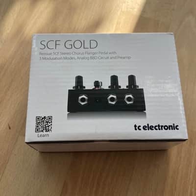 TC Electronic SCF Gold Stereo Chorus + Pitch Modulator & Flanger Reissue 2022 - Present - Black image 1