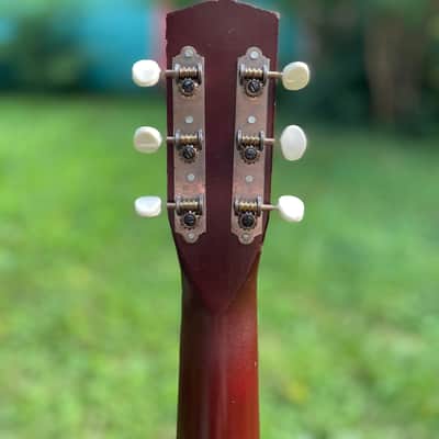 United Unbranded Parlor Guitar - circa 1960’s image 13