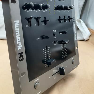 Numark M3 DJ Mixer 2010s - Silver + Black + AC Power Supply Working image 5