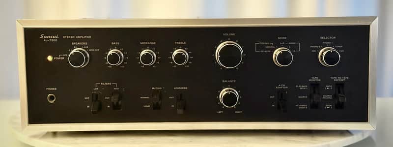 πΆβ¨ Sansui AU-7500 Vintage Integrated Amplifier β Serviced / Cleaned, Bench Tested, 100V JDM image 1
