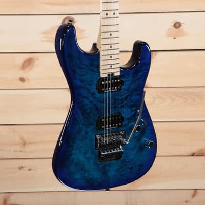 Charvel Pro-Mod San Dimas Style 1 HH FR M QM - Chlorine Burst - MC220458 image 1