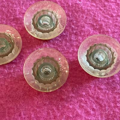 1960's vintage Kay gold knobs for archtop jazz ll old kraftsman galaxy truetone speed demon red devil aristocrat  K-300 image 6