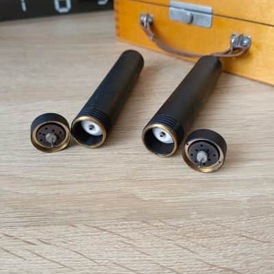 1990 rare PAIR of VNIIRPA MKE-113 Condenser Electret Microphones Lomo capsule NEUMANN KM64 CLONE image 6