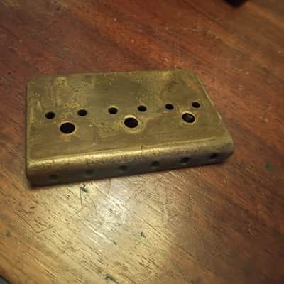 Brass Bridge tailpiece Stratocaster telecaster 70s 80s image 2