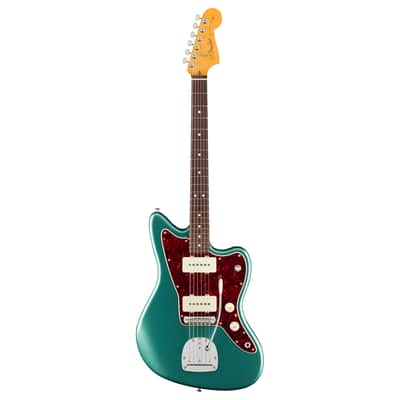 Fender American Professional Classic Jazzmaster, Faded Sherwood Green Metallic, Rosewood Fingerboard,  w/ Deluxe Gig Bag image 2