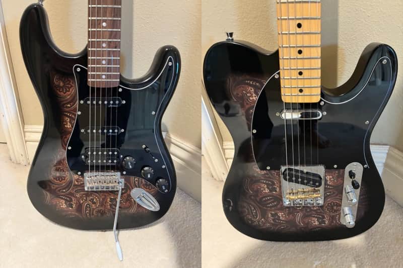 Harley Benton ST70 Deluxe and TE70 Deluxe 2020s - Paisley image 1