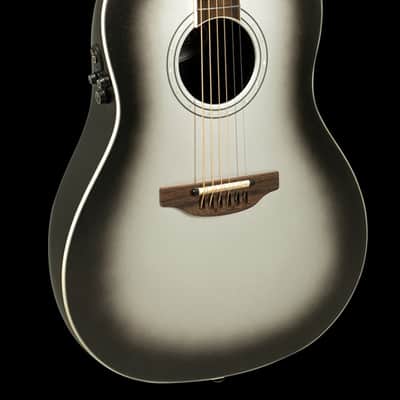 Ovation 1516 Ultra Series Mid-Depth Acoustic-Electric Guitar Silver Shadow image 1