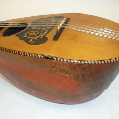 Vintage 1900's HA Weymann & Son Keystone State Melon Body Mandolin w/ Case image 13