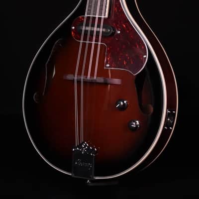 Ibanez M510E A-Style Acoustic/Electric Mandolin, Dark Violin Sunburst High Gloss image 2
