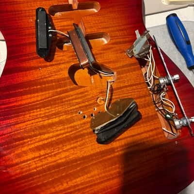 1995–96 Fender Japan TL-90D Foto Flame Deluxe Telecaster — Transparent Cherry — FujiGen MIJ image 17