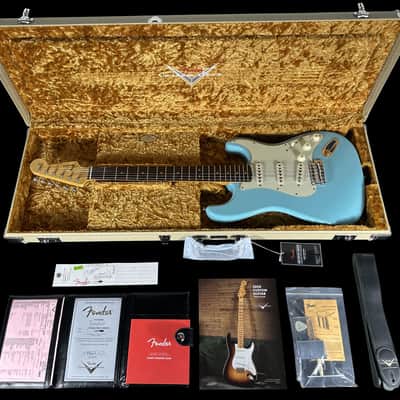 2024 Fender Stratocaster Custom Shop '64 Limited Edition Journeyman Closet Classic ~ Aged Daphne Blue image 12