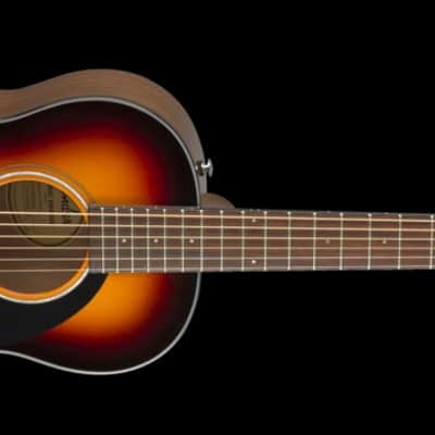 Fender Classic Design CP-60S Parlour Sunburst Acoustic Guitar image 3