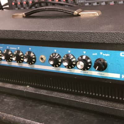 Listing Update: Kustom Kasino Concert Guitar/Bass Amplifier Head Black and Blue image 2