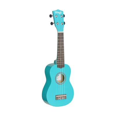 Stagg Soprano Ukulele Ocean Blue with Gig Bag Full Size Beginner Model Uke image 3